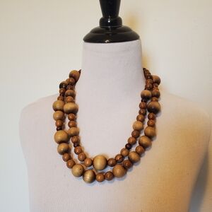 Wood Bead Necklace